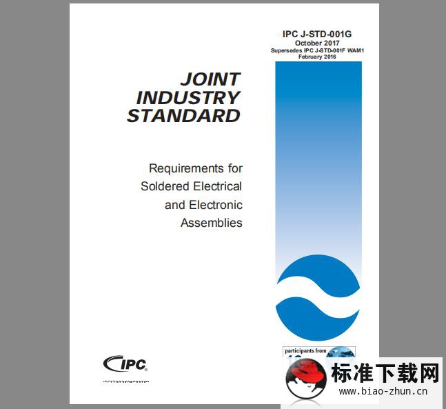 J-STD-001G 英文版 焊接的电气和电子组件要求 免费下载